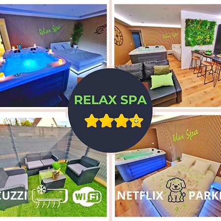 Relax Spa-4 Pers-Jacuzzi-Parking-Jardin-Clim-Colmar Muntzenheim Eksteriør billede