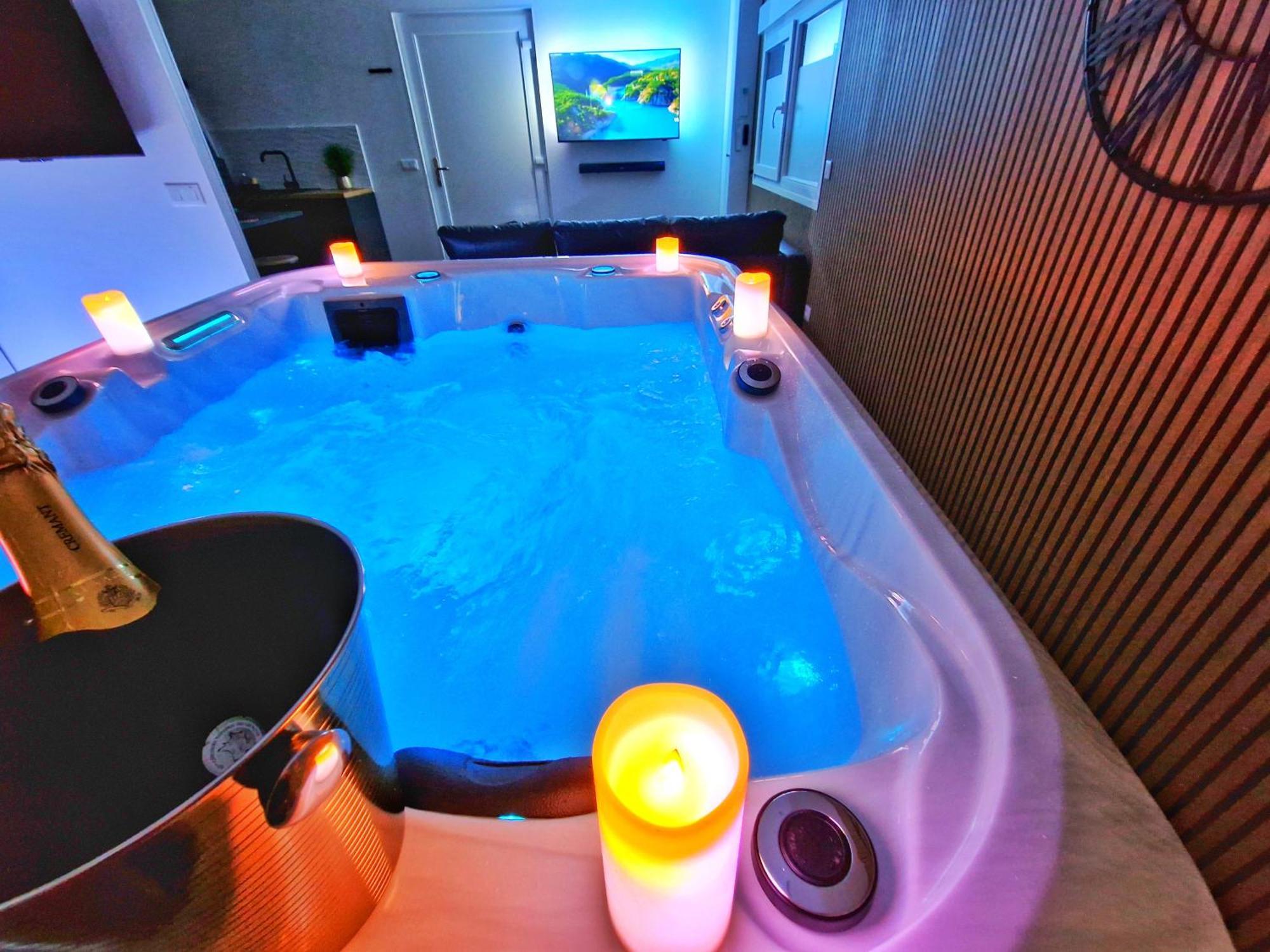 Relax Spa-4 Pers-Jacuzzi-Parking-Jardin-Clim-Colmar Muntzenheim Eksteriør billede