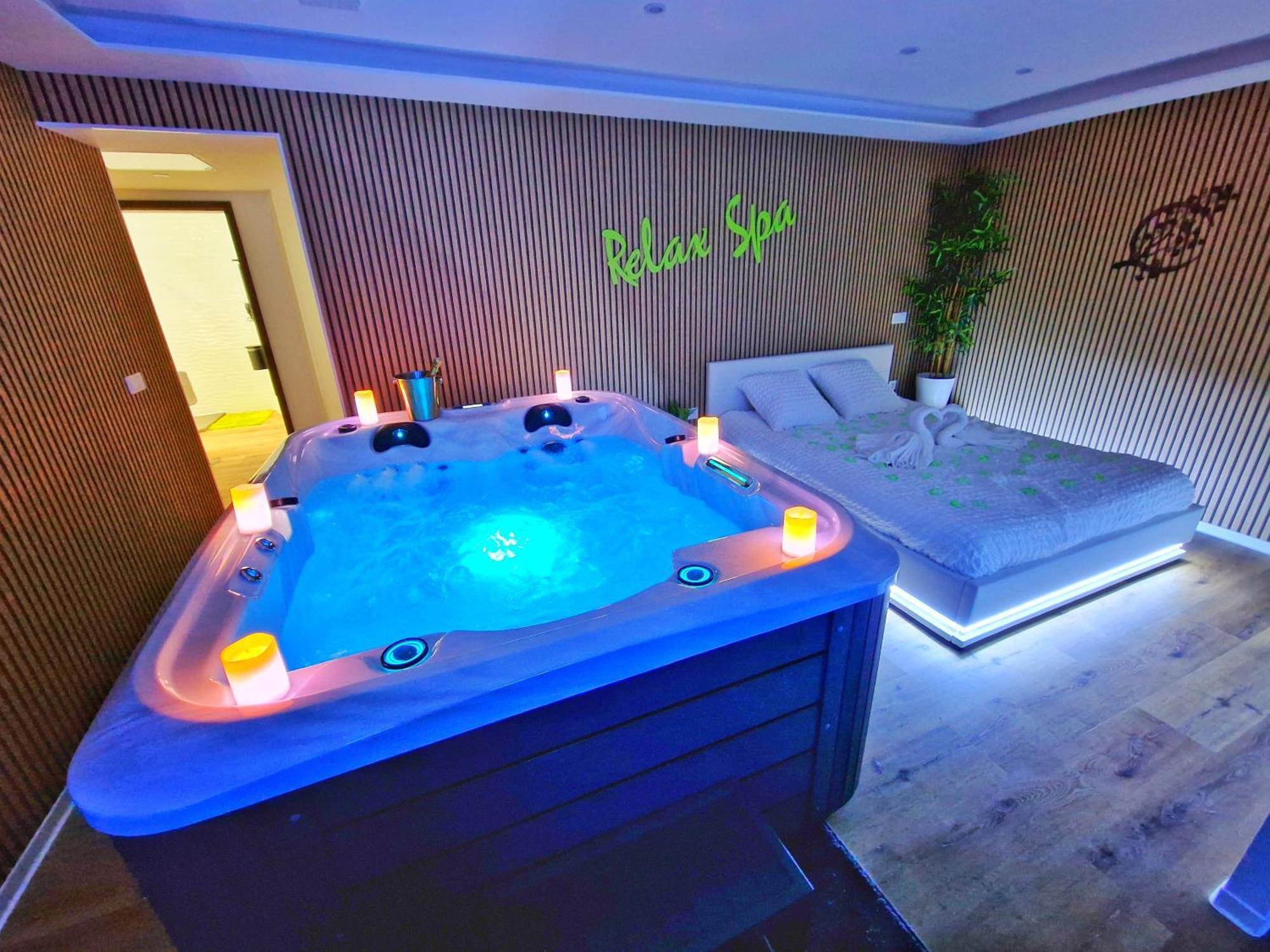 Relax Spa-4 Pers-Jacuzzi-Parking-Jardin-Clim-Colmar Muntzenheim Eksteriør billede